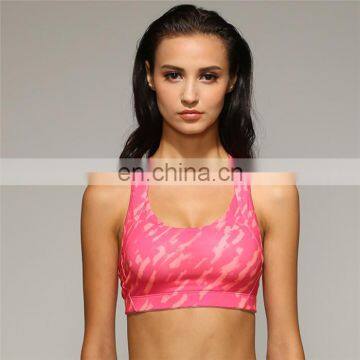 New Style High Quality Wholesale Women Women Fitness Bra Fashionable back cross Sexy Sports Bra