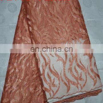 2015 New Arrival Fashion Sequins Guipure Lace Fabric(FL705)high Quality/best Price/in Stock/popular/fashion/prompt Delivery photo-2