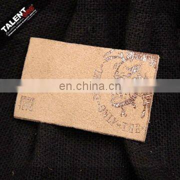 wholesale custom denim jeans private leather label patch for clothing