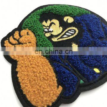 Wholesale Custom 100% Embroidery Chenille Patches For Clothing,towel Embroidered Patch in Letter and Number photo-3