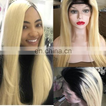 180% density cambodian hair 613 color full lace wig with baby hair