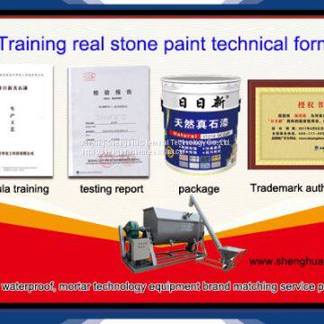 real stone paint formula