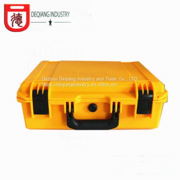 Injection foam inside plastic tool box ease carrying protective waterproof suitcase