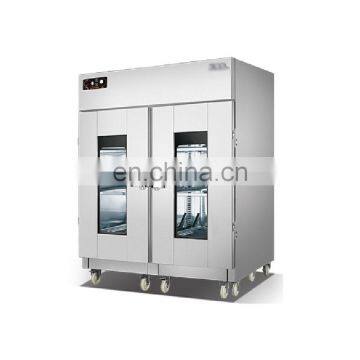 Luxury Stainless Steel 2-Door Kitchen Cupboards Disinfection Cabinet Sterilization Display