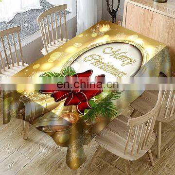 Wholesale Christmas Design Polyester Tablecloth, Xmas Table Cloth, Table Cover For Home Decor