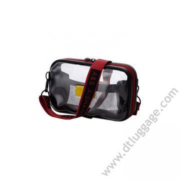 Transparent Multifunction Mini Storage Bag ABS Hard Shell Cosmetic Case