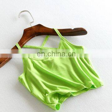 Close Out One Dollar Summer Custom Logo Modal Sleeveless Black for Girls Spaghetti Basic Crop Top photo-7