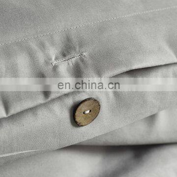 Super Soft Breathable Anti Wrinkle Brushed Microfiber Light Gray Bedding Collection Sets photo-5