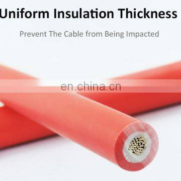 High Quality Multicore Battery 10 AWG 6mm2 Solar Cable Red or Black PV Cable Wire XLPE Jacket photo-4