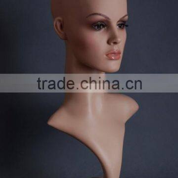 Plastic Head Female Head Mannequin Realistic Head Cheap Model H1052 photo-5