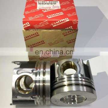 Original  SK200-8/SK250-8 Excavator Diesel Engine  Piston+Ring set for J05E/J08E Part number :S130B-E0370/S130B-E0391