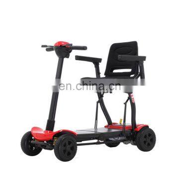 Fashion Lightweight One Key Folding 4 Wheels Mobility Scooter for Sale photo-2