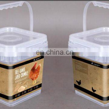 Safe Food Plate Containers Oven and Microwave Plastic Microwaveable IML Plastic Packaging Bucket photo-6