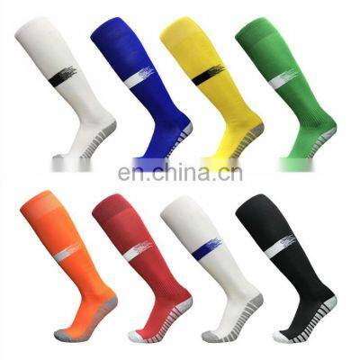 Adult children non-slip over-the-knee football socks thickened long tube comfortable sports socks