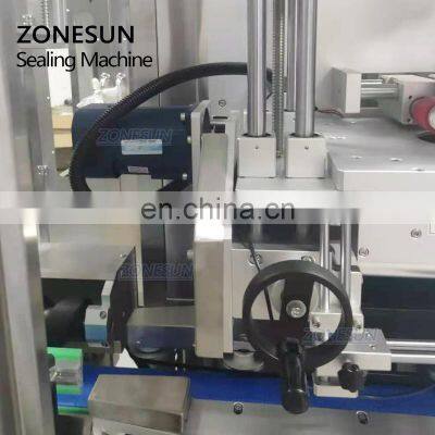 ZONESUN ZS-STB150 PVC Stretch Automatic Bottle Sleeving And Shrinking Labeling Machine For Aerosol Cans photo-5
