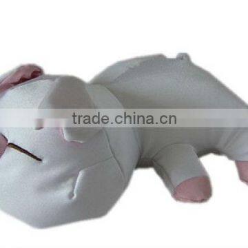 funny soft plush cushion pig shaped/stuffed cushion