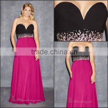 Hot Sale Beautiful Prom Dress with Beading and Sequined Sash High Quality Sweetheart and Sleeveless Charming Prom Dress