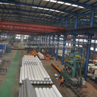 China TOP3 CNG Jumbo Tube Skid Trailer CNG Tube Skid Container Cylinder photo-3