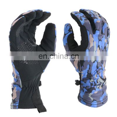 Knitting palm polar fleece industrial mechanic comfortable gloves