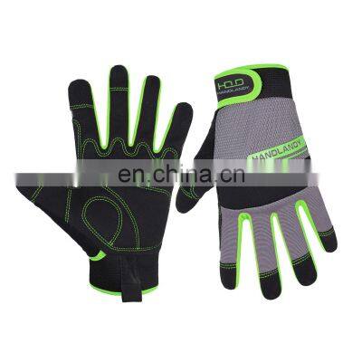 HANDLANDY Flexible Breathable Farming Ranching Garden Gloves Safety Work Gloves Touch Screen Mechanic Gloves