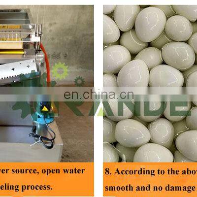 2021 GRANDE Firm Structure Quail Egg/Chicken Egg/Hen Egg Shell Breaking Machine Egg Skin Breaker Machine