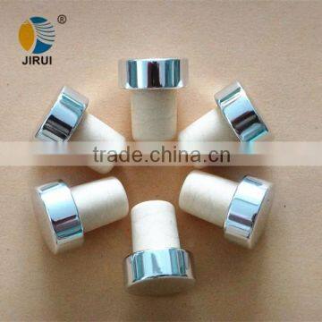 Plastic Synthetic Cork Stopper With Silver Aluminum Cover photo-5