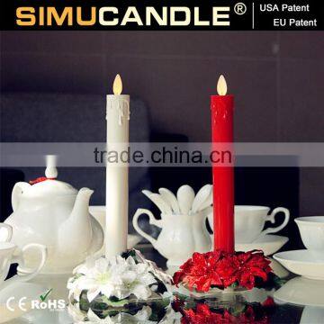 Flameless Window LED candle with timer and USA, EU patent