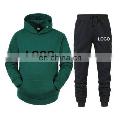 Men's and Women's Pullover Casual Gym Sport Wool Hoodie Winter High Quality Hoodie Set photo-3