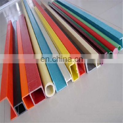 FRP GRP Fiberglass Rectangular Tube, FRP Composite Pultrusion Profile Pultruded FRP Profiles