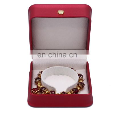 Wholesale High Quality Velvet Inside Pu Leather Jewelry Box Luxury Bangle Box