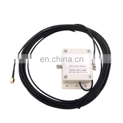 100KHz-30MHz MLA-30+ Active Loop Antenna Shortwave with 1.2M Adapter Cable For S2000