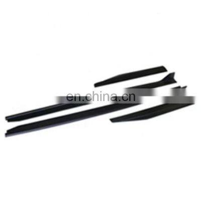 2020 GT500 side skirt For Ford Mustang GT500 Style Side Skirt Extension Splitter W/ Winglet side sill