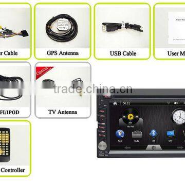 6.2"Digital Touch Screen Double Din Car DVD Car Stereo With GPS+Radio+FM/AM+RDS+BT+ Telephone Book+AUX IN/OUT+1080P+USB/SD+SWC photo-6