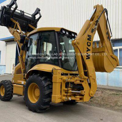 Good quality loader backhoe bucket teeth low loader backhoe price Extendible dipper equipped on  backhoe loader