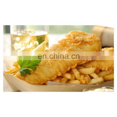 Wholesale frozen prefried tempura codfish fillet