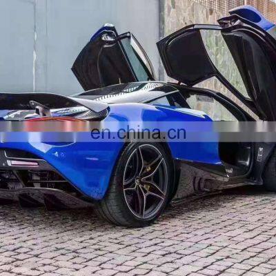 Runde TOPCA Style Carbon Fiber And Fiberglass Material Bumper Engine Hood Body Kits For 2017-2019 Mclaren 720s Upgrade