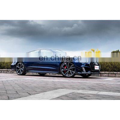 Military Quality 100% Dry Carbon Fiber Material Side Skirts For AUDI A7 C8