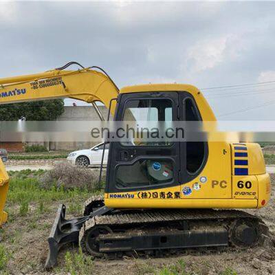 Komatsu pc60 mini crawler excavator in stock