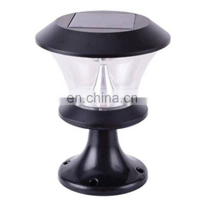 Pillar Decoration Waterproof Flame Outdoor House Garage LED Solar Garden Light