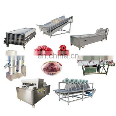 Fruits confiture paste making machine fruit jam production line