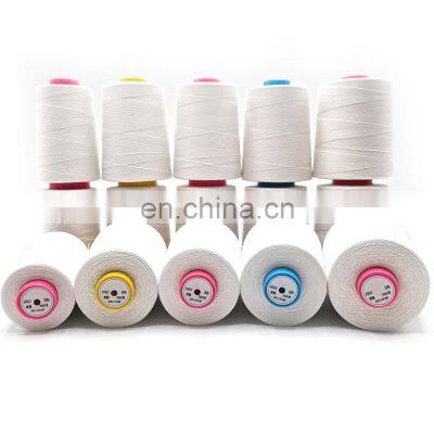 20s 30s 40s 50s Pure Thread Cotton Sewing Ready To Dye Thick Cotton Thread For Sewing Machine