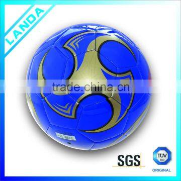 PVC Leather Machine Sititched Football Soccer Ball photo-3