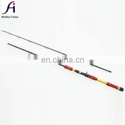 2- section High Carbon Boat Trolling Fishing Rod 1.68m 1.8m 1.95m 2.28m
