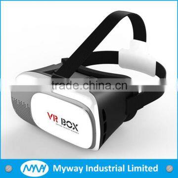 2016 New Design Virtual Reality Headset vr Box 3D Glasses With for 4.5~6..0 Inch Screen Smartphone