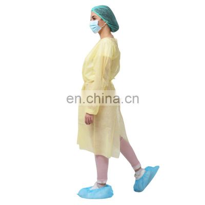 Disposable Waterproof Long Sleeve Isolation Gown