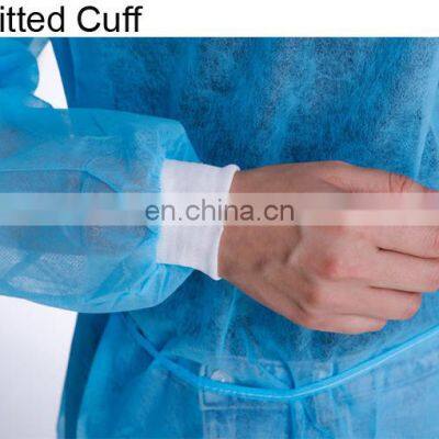 Hubei Hot Sale PP Non Woven Disposable Isolation Gown for Patients in Hospital photo-4