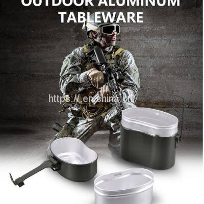 China Supplier Aluminum Canteen German Mess Tin Aluminum Lunch Box for Sale photo-2