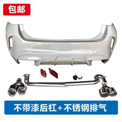 BMW X 1 Car Enclosure, BMW Front and Rear Bumper Modification, BMW Double-row Hole Tailpipe photo-5