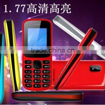 very low price 1.77" bar design gsm new latest China mobile phone with whatsapp facebook loudspeaker