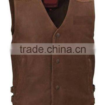 Lambskin leather vest manufacturer